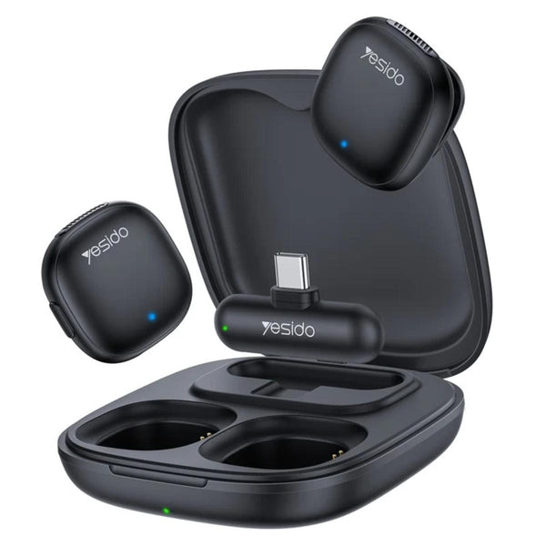 YESIDO KR21 AI Noise-Canceling Wireless Lavalier Mic