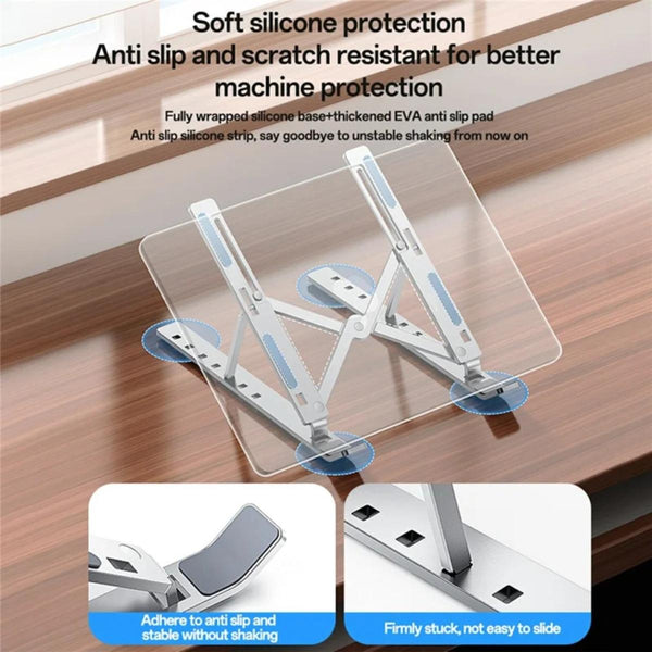YESIDO LP07 Laptop Bracket Height Adjustable Aluminum Alloy Notebook Stand