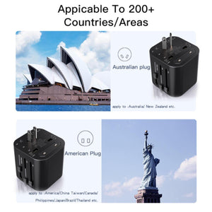 YESIDO MC09 4-in-1 Universal Travel Charger Adapter