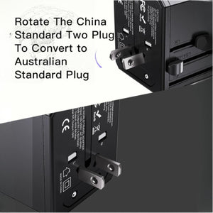 YESIDO MC10 4-Port Universal Travel Charger Adapter