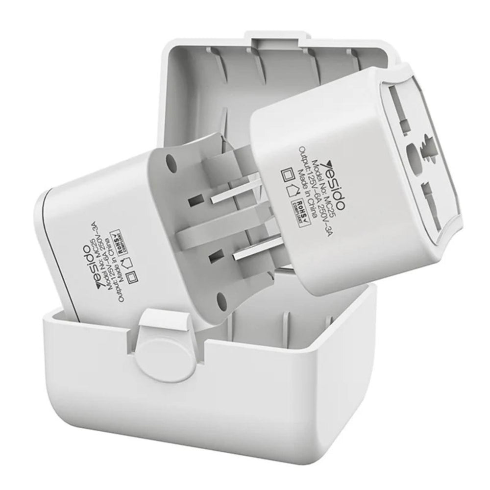 YESIDO MC25 Universal Travel Power Adapter