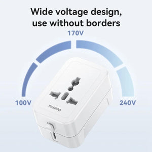 YESIDO MC32 Universal Travel Plug Adapter