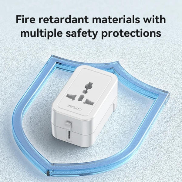 YESIDO MC32 Universal Travel Plug Adapter