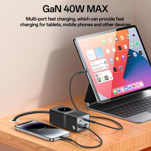 YESIDO MC35 40W GaN USB-C & USB-A Charging Station