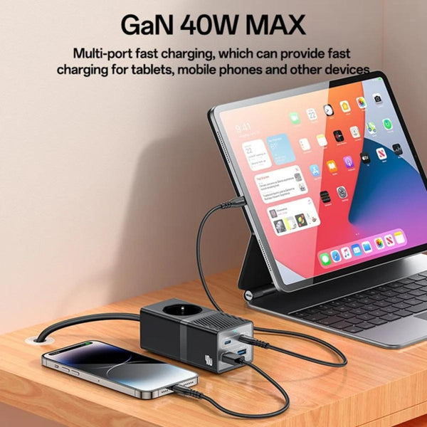 YESIDO MC35 40W GaN USB-C & USB-A Charging Station