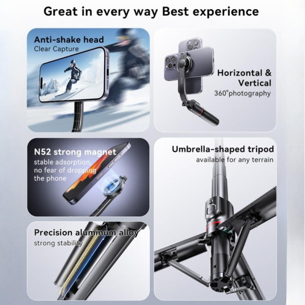 YESIDO SF19 Magnetic Tripod Selfie Stand