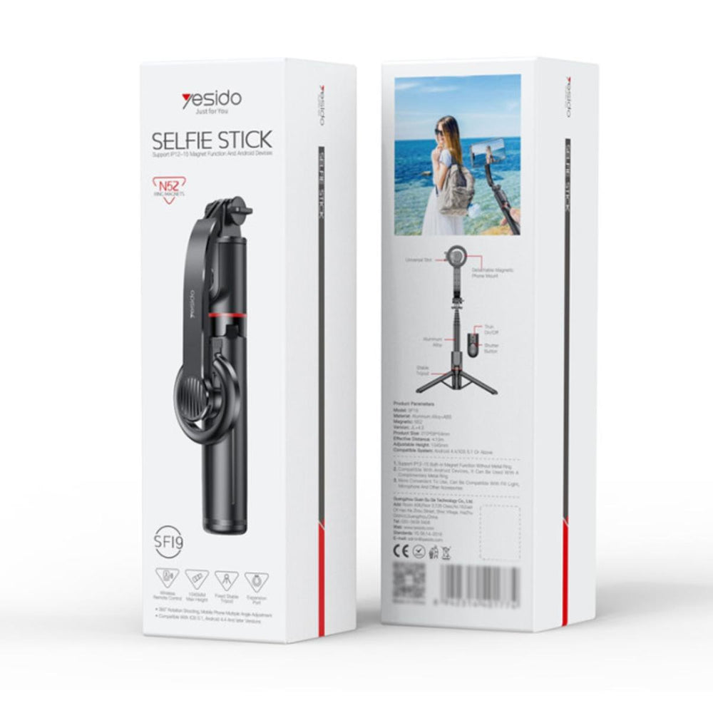 YESIDO SF19 Magnetic Tripod Selfie Stand
