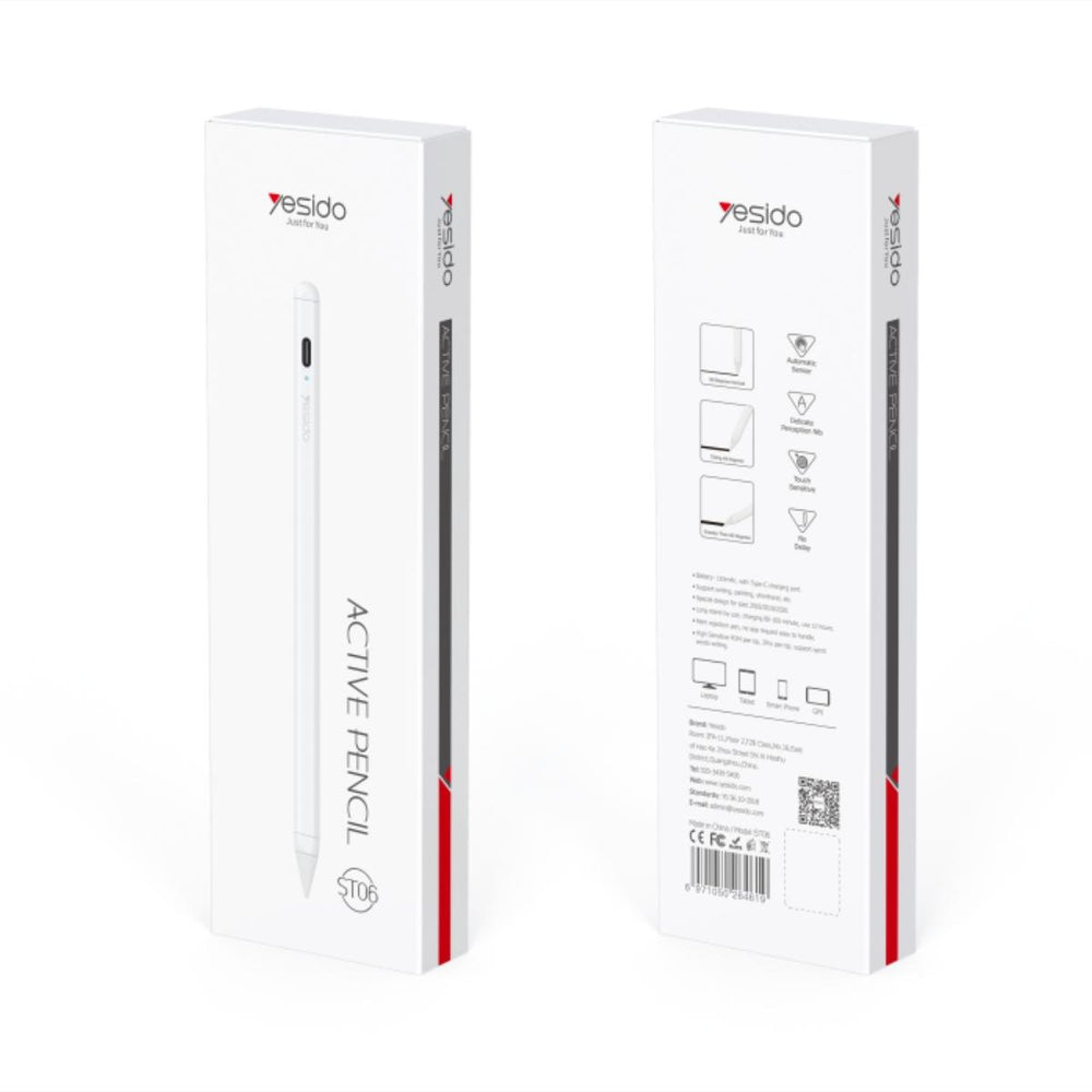 YESIDO ST06 Type-C Active Capacitive Stylus Pen for iPad