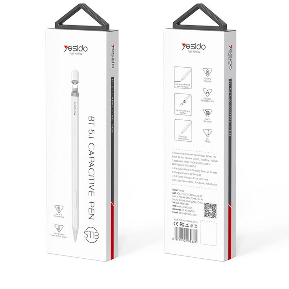 YESIDO ST13 Active Lightning Stylus Pen for iPad
