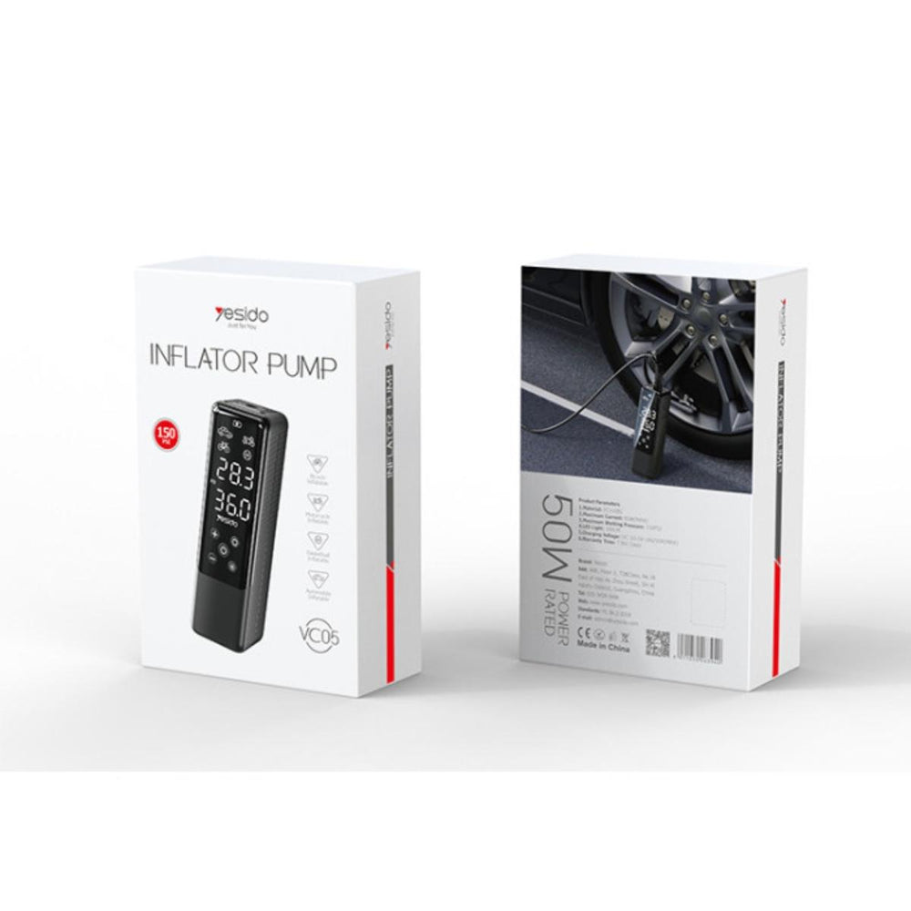 YESIDO VC05 Smart Digital Car Air Inflation Pump