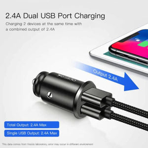 YESIDO Y29 Dual USB Smart Car Charger