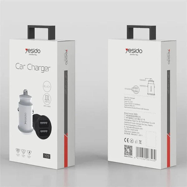 YESIDO Y29 Dual USB Smart Car Charger