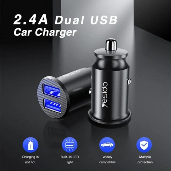 YESIDO Y29 Dual USB Smart Car Charger
