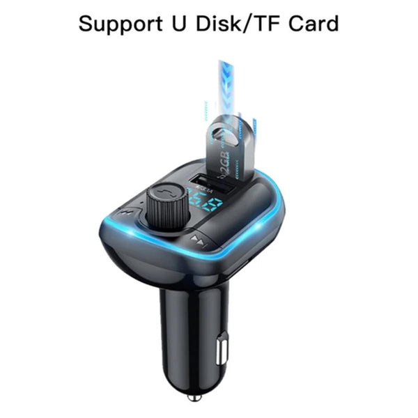 YESIDO Y44 Bluetooth FM Transmitter Car Audio Adapter