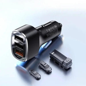 YESIDO Y46 Triple USB Fast Charging Car Adapter