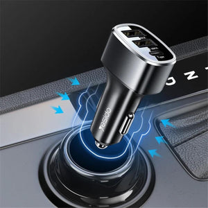 YESIDO Y47 49W Triple-Port Car Fast Charger