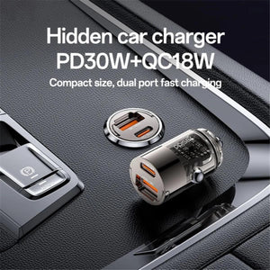 YESIDO Y68 Dual Port PD & QC Fast Charging Car Charger