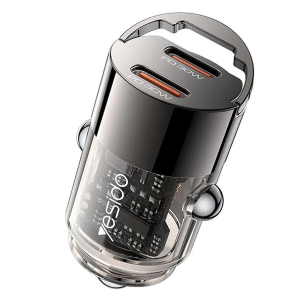 YESIDO Y69 Dual Type-C PD 30W Car Charger