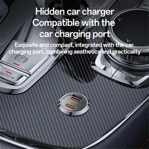 YESIDO Y69 Dual Type-C PD 30W Car Charger