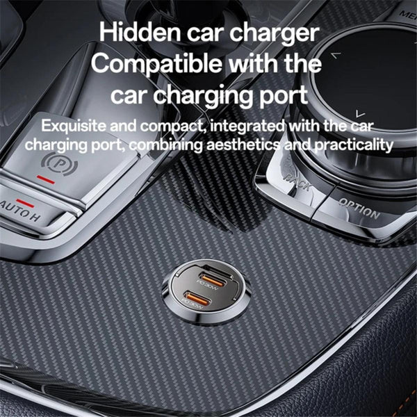 YESIDO Y69 Dual Type-C PD 30W Car Charger