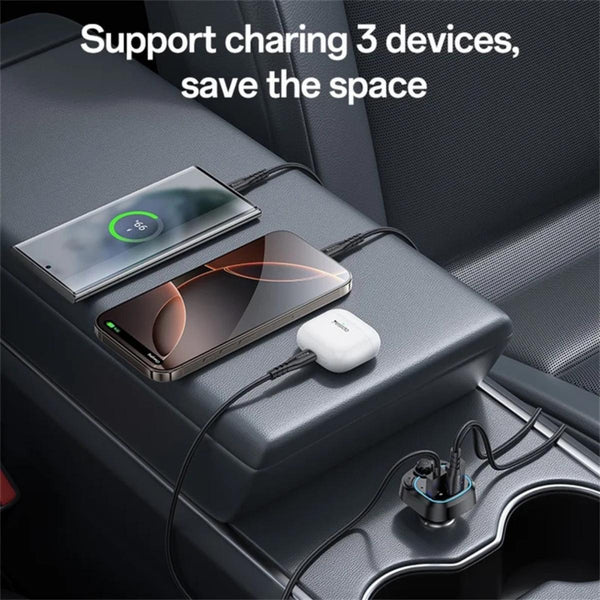 YESIDO Y70 Bluetooth 5.3 FM Transmitter Car Charger