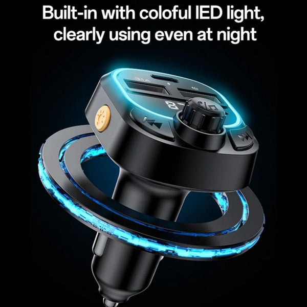 YESIDO Y70 Bluetooth 5.3 FM Transmitter Car Charger