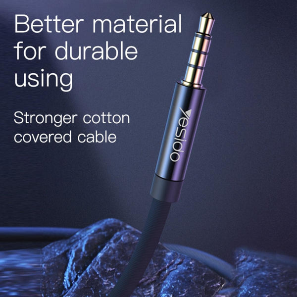YESIDO YAU16 3m 3.5mm AUX Audio Connection Cable