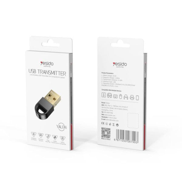 YESIDO YAU34 Mini USB Bluetooth 5.1 Adapter