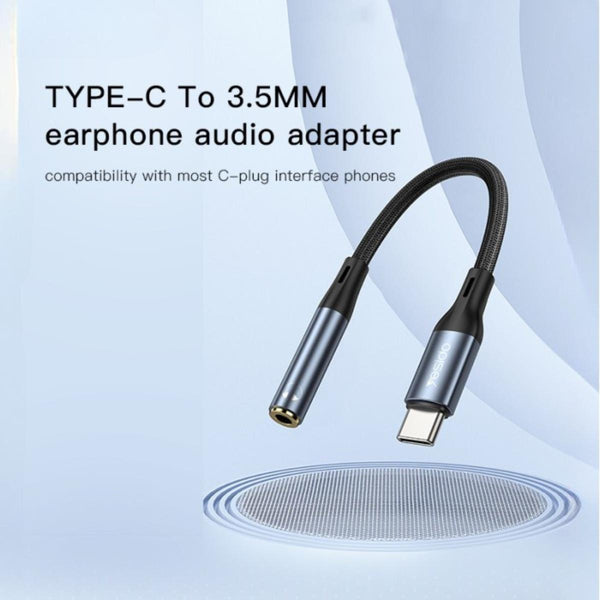 YESIDO YAU38 Compact Type-C to 3.5mm Audio Cable