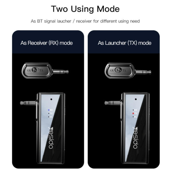 YESIDO YAU41 2-in-1 Bluetooth Transmitter & Receiver
