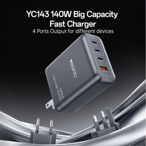 YESIDO YC143 140W 4-Port GaN Fast Charger