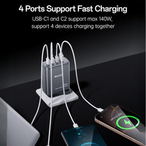 YESIDO YC143 140W 4-Port GaN Fast Charger