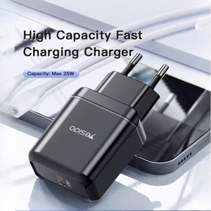 YESIDO YC29 25W Type-C Fast Charging Adapter