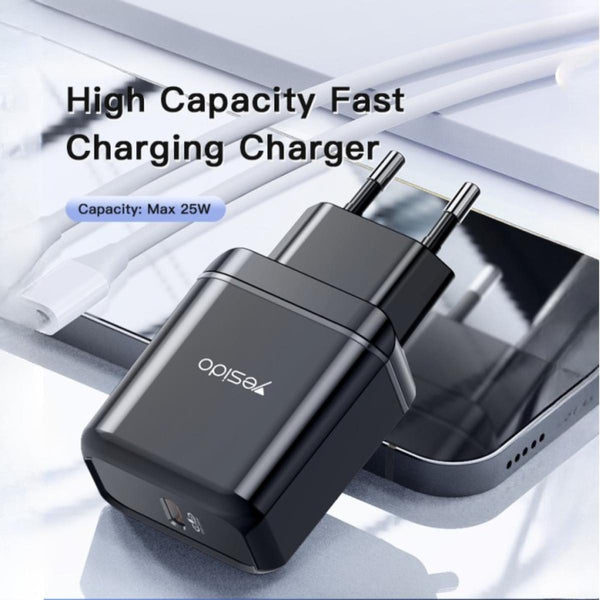 YESIDO YC29 25W Type-C Fast Charging Adapter