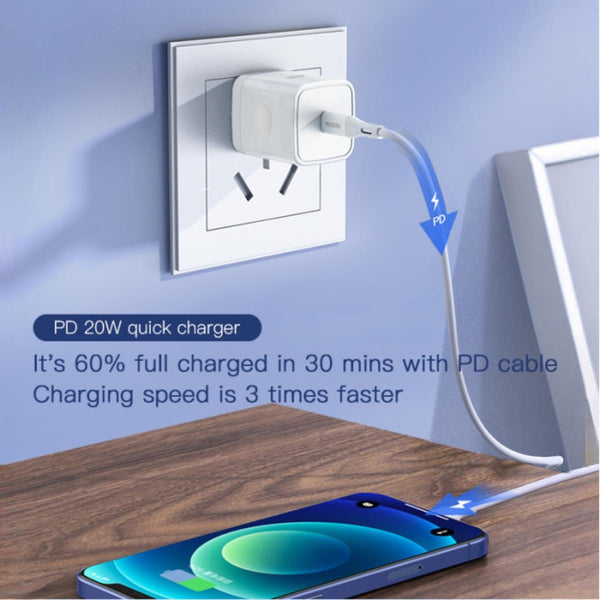 YESIDO YC30 20W Type-C Fast Charging Adapter