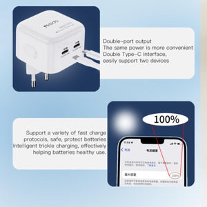 YESIDO YC38 35W GaN Dual-Port Fast Charger