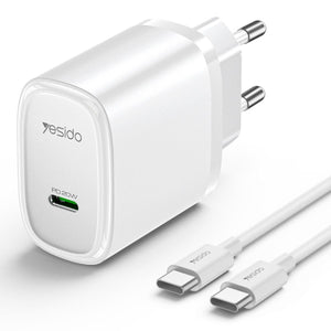 YESIDO YC57C 20W USB-C Fast Charging Adapter