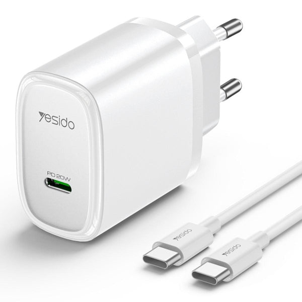 YESIDO YC57C 20W USB-C Fast Charging Adapter