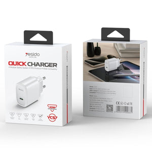YESIDO YC57C 20W USB-C Fast Charging Adapter