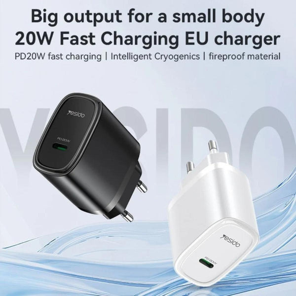 YESIDO YC57L 20W Fast Charging Adapter
