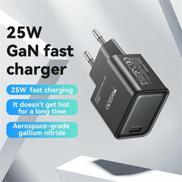 YESIDO YC62 25W GaN PD Fast Charging Adapter