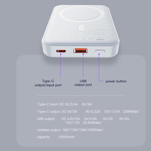 YESIDO YP45 Magnetic Wireless Power Bank