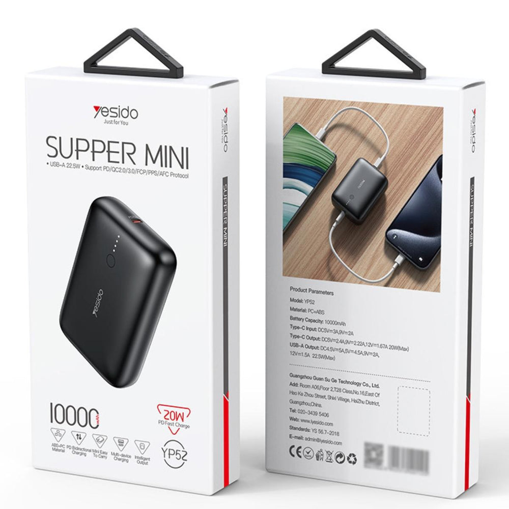 YESIDO YP52 Mini Fast Charging Power Bank