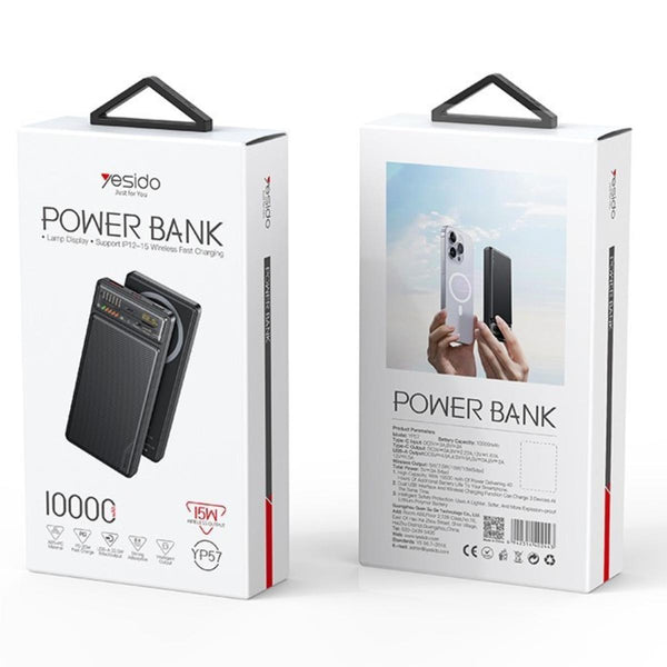 YESIDO YP57 Magnetic Wireless Fast Power Bank
