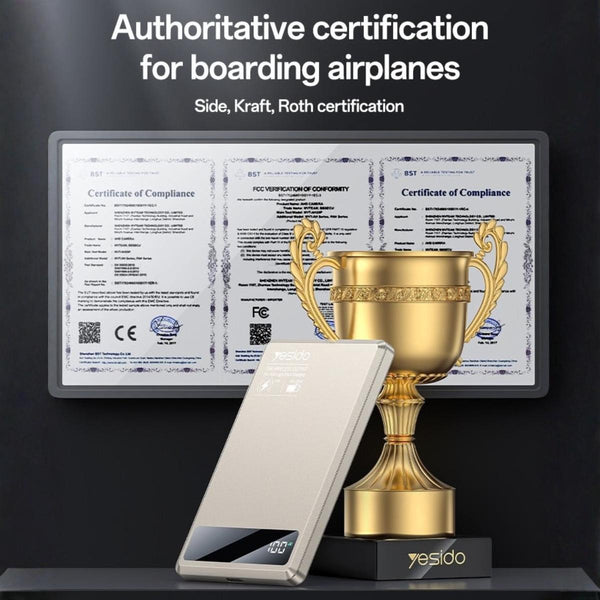 YESIDO YP66 Ultra-Slim Magnetic Power Bank