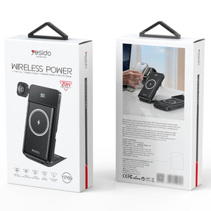 YESIDO YP69 6-in-1 Magnetic Wireless Power Bank