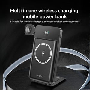 YESIDO YP69 6-in-1 Magnetic Wireless Power Bank