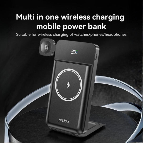 YESIDO YP69 6-in-1 Magnetic Wireless Power Bank