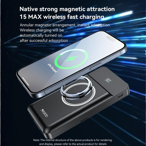 YESIDO YP69 6-in-1 Magnetic Wireless Power Bank