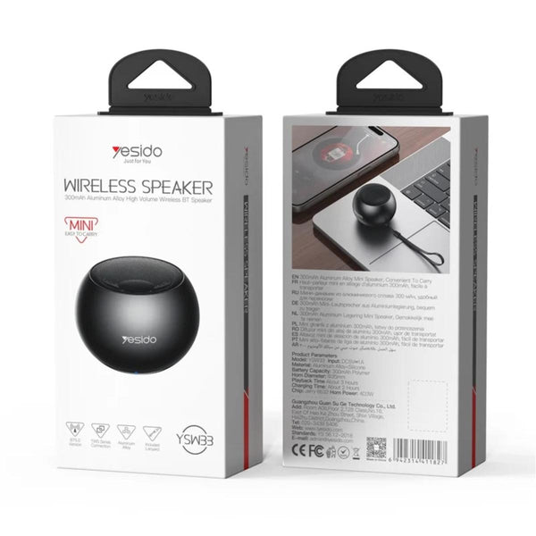 YESIDO YSW33 Mini TWS Bluetooth Portable Speaker